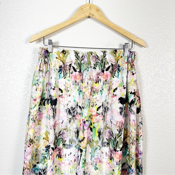 Ranna Gill by Anthropologie Womens Firefleur Floral Maxi Skirt Size Small - Picture 7 of 10